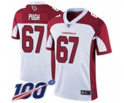 Youth Arizona Cardinals #67 Justin Pugh White Vapor Untouchable Limited Player 100th Season Football Jersey