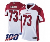 Youth Arizona Cardinals #73 Max Garcia White Vapor Untouchable Limited Player 100th Season Football Jersey