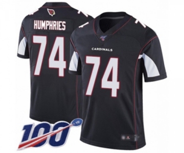 Youth Arizona Cardinals #74 D.J. Humphries Black Alternate Vapor Untouchable Limited Player 100th Season Football Jersey