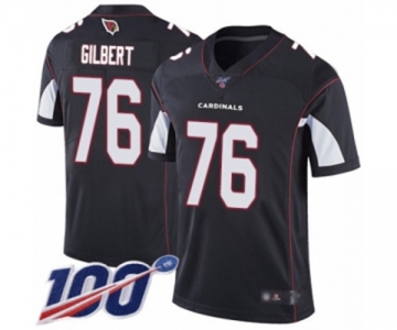 Youth Arizona Cardinals #76 Marcus Gilbert Black Alternate Vapor Untouchable Limited Player 100th Season Football Jersey