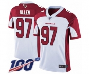 Youth Arizona Cardinals #97 Zach Allen White Vapor Untouchable Limited Player 100th Season Football Jersey