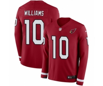 Youth Nike Arizona Cardinals #10 Chad Williams Limited Red Therma Long Sleeve NFL Jersey