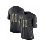 Youth Nike Arizona Cardinals #11 Larry Fitzgerald Limited Black 2016 Salute to Service NFL Jersey