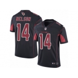 Youth Nike Arizona Cardinals #14 J.J. Nelson Limited Black Rush NFL Jersey