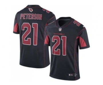 Youth Nike Arizona Cardinals #21 Patrick Peterson Black Stitched NFL Limited Rush Jersey