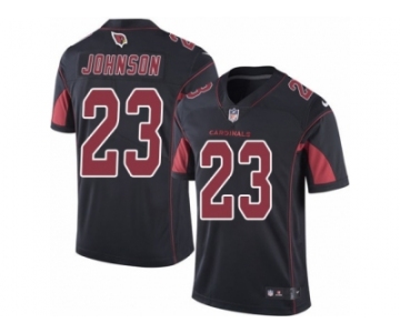 Youth Nike Arizona Cardinals #23 Chris Johnson Limited Black Rush NFL Jersey