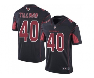 Youth Nike Arizona Cardinals #40 Pat Tillman Black Stitched NFL Limited Rush Jersey