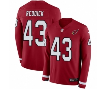 Youth Nike Arizona Cardinals #43 Haason Reddick Limited Red Therma Long Sleeve NFL Jersey