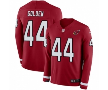 Youth Nike Arizona Cardinals #44 Markus Golden Limited Red Therma Long Sleeve NFL Jersey