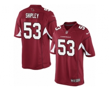 Youth Nike Arizona Cardinals #53 A.Q. Shipley Limited Red Team Color NFL Jersey