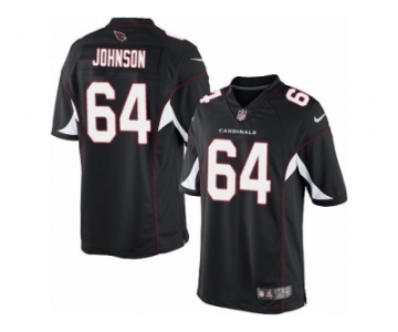 Youth Nike Arizona Cardinals #64 Dorian Johnson Limited Black Alternate NFL Jersey