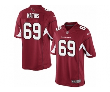 Youth Nike Arizona Cardinals #69 Evan Mathis Limited Red Team Color NFL Jersey