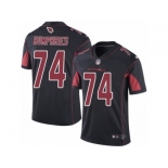 Youth Nike Arizona Cardinals #74 D.J. Humphries Limited Black Rush NFL Jersey