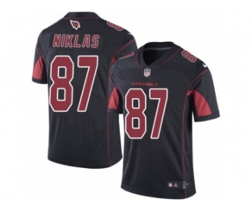 Youth Nike Arizona Cardinals #87 Troy Niklas Limited Black Rush NFL Jersey