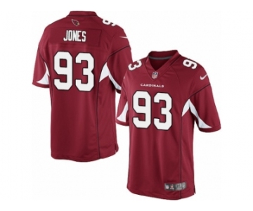 Youth Nike Arizona Cardinals #93 Jarvis Jones Limited Red Team Color NFL Jersey