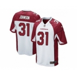 nike youth fl jerseys arizona cardinals #31 johnson white[nike][johnson]