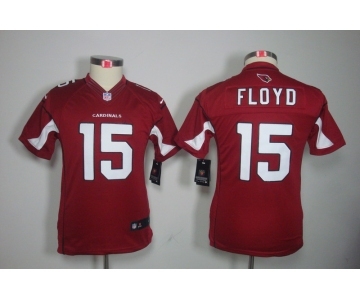 nike youth nfl jerseys arizona cardinals #15 floyd red[nike]