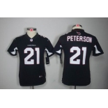 nike youth nfl jerseys arizona cardinals #21 peterson black[nike]