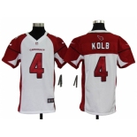 nike youth nfl jerseys arizona cardinals #4 kolb white[nike]