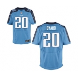 Men's Nike Tennessee Titans #20 Kevin Byard Elite Light Blue Team Color NFL Jersey