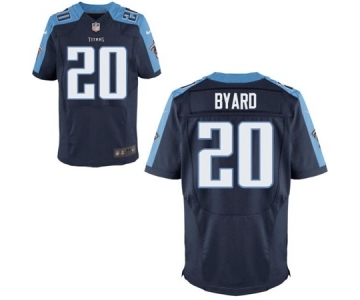 Men's Nike Tennessee Titans #20 Kevin Byard Elite Navy Blue Alternate NFL Jersey