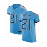 Men's Nike Tennessee Titans #21 Malcolm Butler Light Blue Alternate Vapor Untouchable Elite Player NFL Jersey