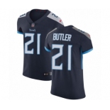 Men's Nike Tennessee Titans #21 Malcolm Butler Navy Blue Team Color Vapor Untouchable Elite Player NFL Jersey