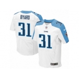 Men's Nike Tennessee Titans #31 Kevin Byard Elite White NFL Jersey