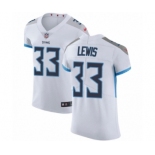 Men's Nike Tennessee Titans #33 Dion Lewis White Vapor Untouchable Elite Player NFL Jersey