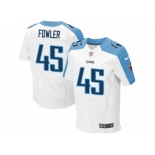 Men's Nike Tennessee Titans #45 Jalston Fowler Elite White NFL Jersey