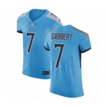 Men's Nike Tennessee Titans #7 Blaine Gabbert Light Blue Alternate Vapor Untouchable Elite Player NFL Jersey