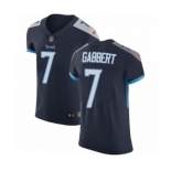 Men's Nike Tennessee Titans #7 Blaine Gabbert Navy Blue Team Color Vapor Untouchable Elite Player NFL Jersey