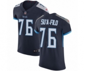 Men's Nike Tennessee Titans #76 Xavier Su'a-Filo Navy Blue Team Color Vapor Untouchable Elite Player NFL Jersey