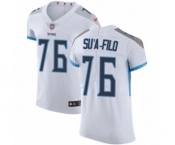 Men's Nike Tennessee Titans #76 Xavier Su'a-Filo White Vapor Untouchable Elite Player NFL Jersey