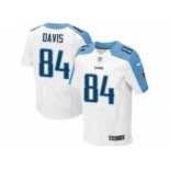 Men's Nike Tennessee Titans #84 Corey Davis Elite White NFL Jersey