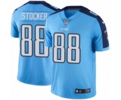 Men's Nike Tennessee Titans #88 Luke Stocker Elite Light Blue Rush Vapor Untouchable NFL Jersey