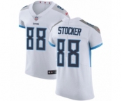 Men's Nike Tennessee Titans #88 Luke Stocker White Vapor Untouchable Elite Player NFL Jersey