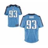 Men's Nike Tennessee Titans #93 Kevin Dodd Elite Light Blue Team Color NFL Jersey