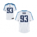 Men's Nike Tennessee Titans #93 Kevin Dodd Elite White NFL Jersey