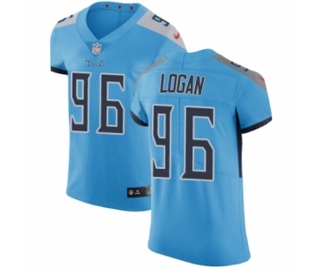 Men's Nike Tennessee Titans #96 Bennie Logan Light Blue Alternate Vapor Untouchable Elite Player NFL Jersey