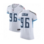 Men's Nike Tennessee Titans #96 Bennie Logan White Vapor Untouchable Elite Player NFL Jersey