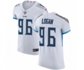 Men's Nike Tennessee Titans #96 Bennie Logan White Vapor Untouchable Elite Player NFL Jersey