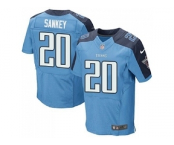 Nike Tennessee Titans #20 Bishop Sankey Light Blue Jerseys(Elite)