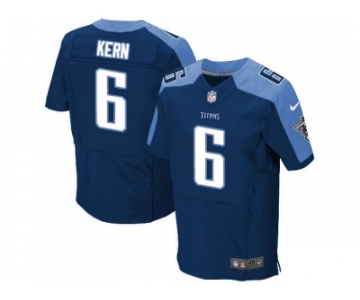 Nike Tennessee Titans #6 Brett Kern Navy Blue Alternate Men Stitched NFL Elite Jersey