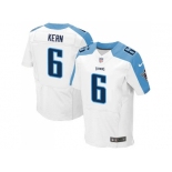 Nike Tennessee Titans #6 Brett Kern White Men Stitched NFL Elite Jersey