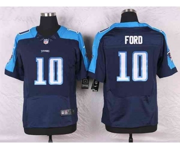 nike nfl jerseys tennessee titans #10 ford blue[Elite][ford]