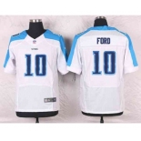 nike nfl jerseys tennessee titans #10 ford white[Elite][ford]