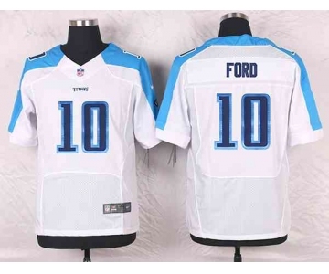 nike nfl jerseys tennessee titans #10 ford white[Elite][ford]