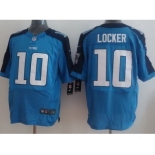 nike nfl jerseys tennessee titans #10 jake locker blue[Elite]