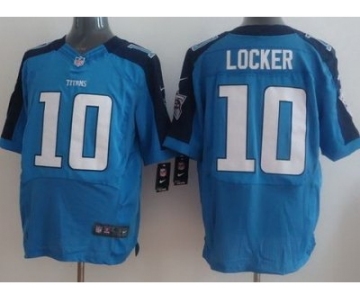 nike nfl jerseys tennessee titans #10 jake locker blue[Elite]